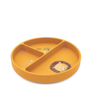 Sassi Silicone Suction Plate - Chompy The Lion - BentoBliss 