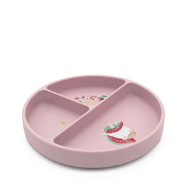 Sassi Silicone Suction Plate - Sparkly The Unicorn - BentoBliss 