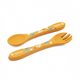 Sassi Silicone Cutlery Set - Chompy The Lion - BentoBliss 