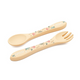 Sassi Silicone Cutlery Set - Gnawy The Sloth - BentoBliss 