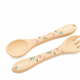 Sassi Silicone Cutlery Set - Gnawy The Sloth - BentoBliss 