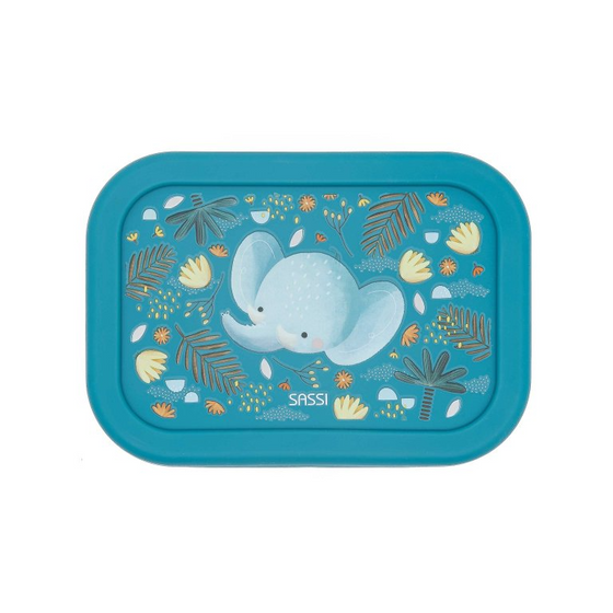 Sassi Silicone Lunch Box - Chewy the Elephant - BentoBliss 