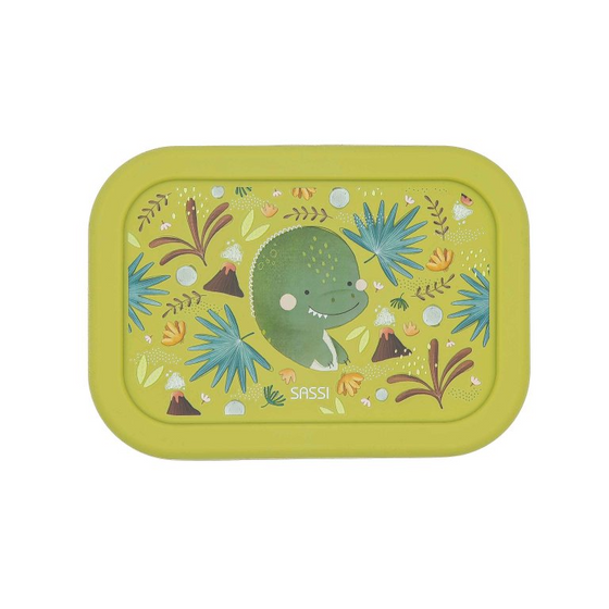 Sassi Silicone Lunch Box - Cracky the Dinosaur - BentoBliss 