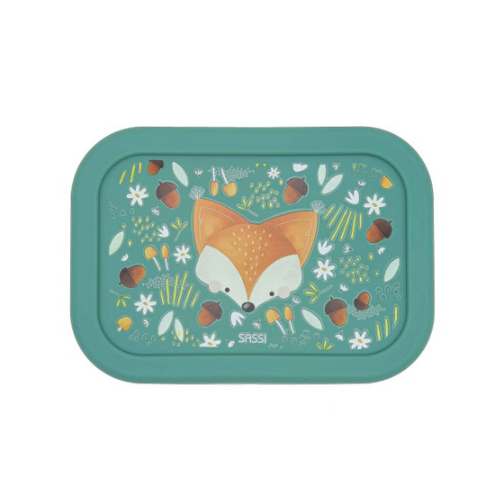 Sassi Silicone Lunch Box - Crunchy the Fox - BentoBliss 