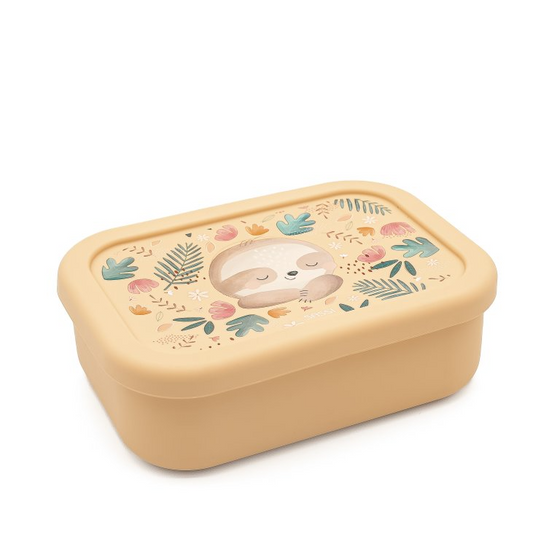 Sassi Silicone Lunch Box - Gnawy the Sloth - BentoBliss 