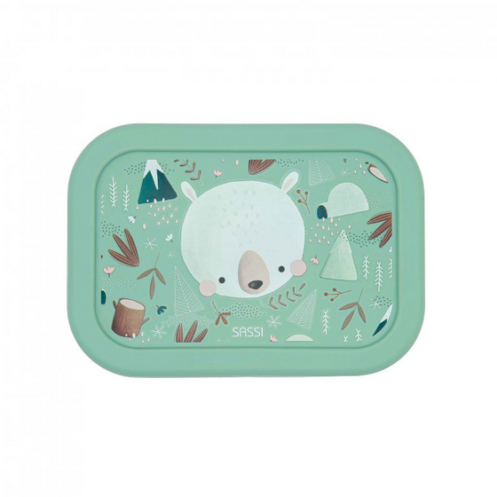 Sassi Silicone Lunch Box - Munchy the Bear - BentoBliss 