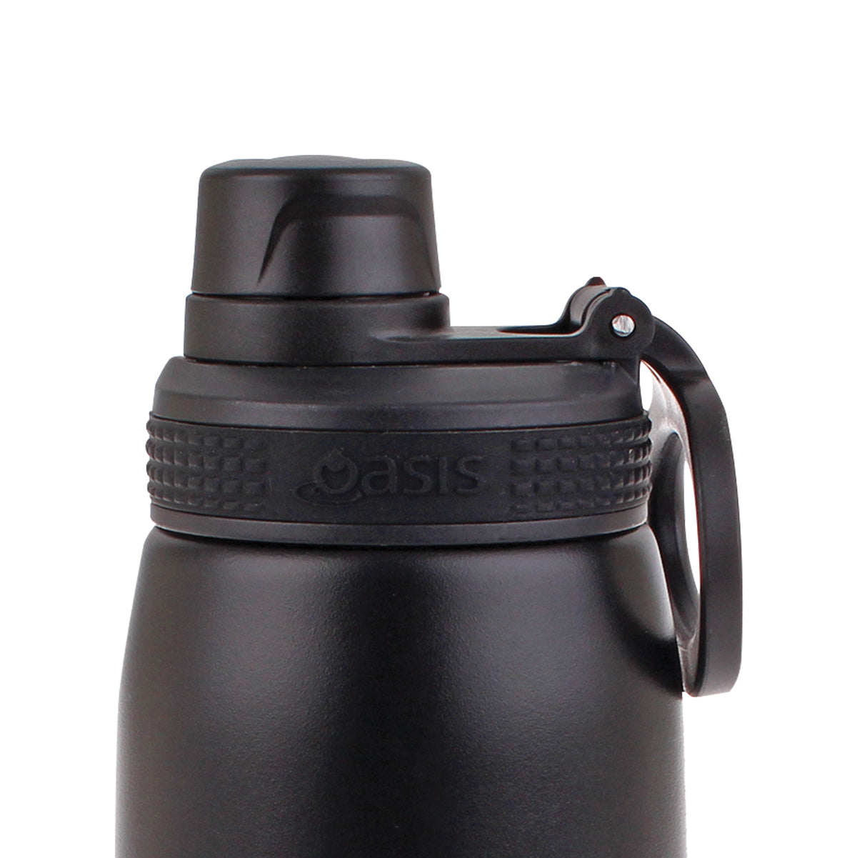 Oasis Insualted Sports Bottle With Screw Cap 780ml - Black - BentoBliss