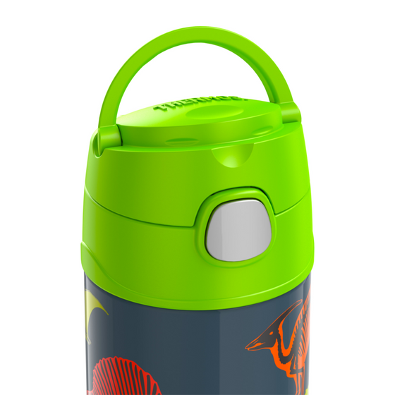 Thermos FUNtainer Insulated Drink Bottle 355ml - Coloruful Dinosaur - BentoBliss 