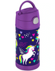 Thermos FUNtainer Insulated Drink Bottle 355ml - Purple Unicorn - BentoBliss 