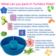 Yumbox Leakproof Poke Salad Bowl - Lagoon Aqua - BentoBliss 