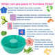 Yumbox Leakproof Poke Salad Bowl - Paradise Aqua - BentoBliss 