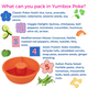 Yumbox Leakproof Poke Salad Bowl - Tangerine - BentoBliss 