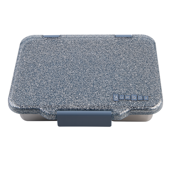 Yumbox Pret Stainless Steel Bento Box 4 Compartment - Paris Blue Glitter